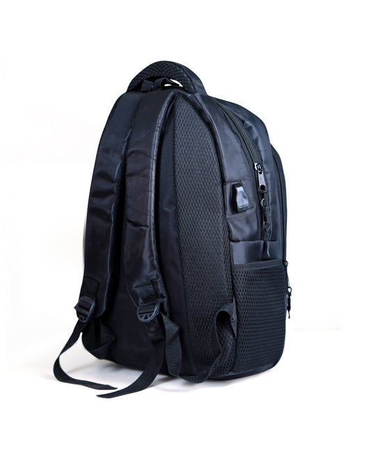 CAT Black Multi-Compartment Backpack