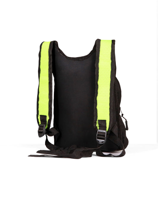 Converse Mesh Sports Backpack – Black & Neon Yellow