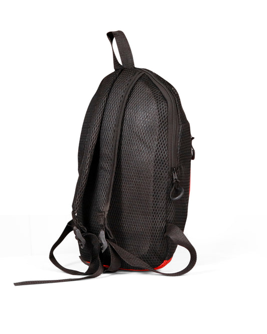 Al Ahly Club Mesh Sports Backpack – Black & Red