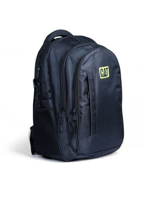 CAT Black Multi-Compartment Backpack