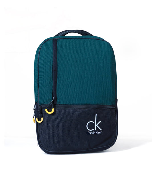 Calvin Klein Color-Block Backpack - Teal & Black