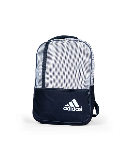 Adidas Sport Mesh Backpack - White & Black