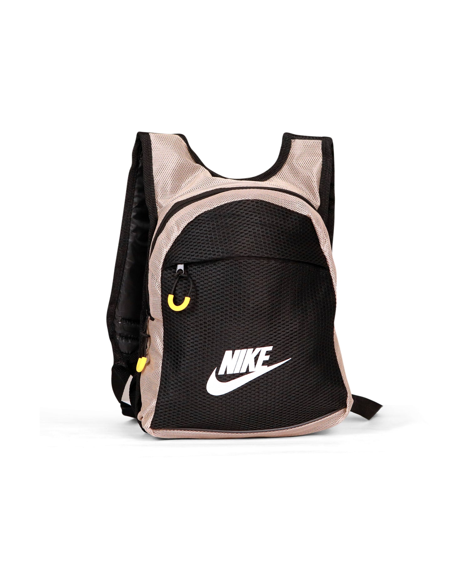 Nike Sport Mesh Backpack - Beige & Black