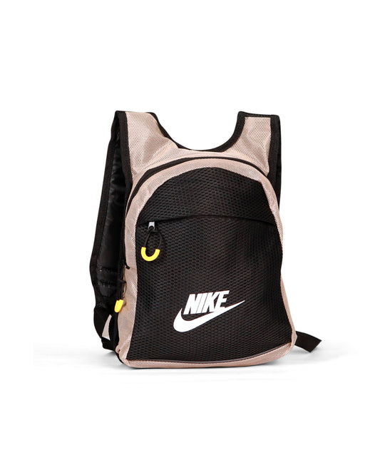 Nike Sport Mesh Backpack - Beige & Black