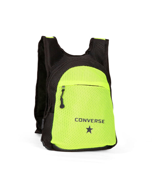 Converse Mesh Sports Backpack – Black & Neon Yellow