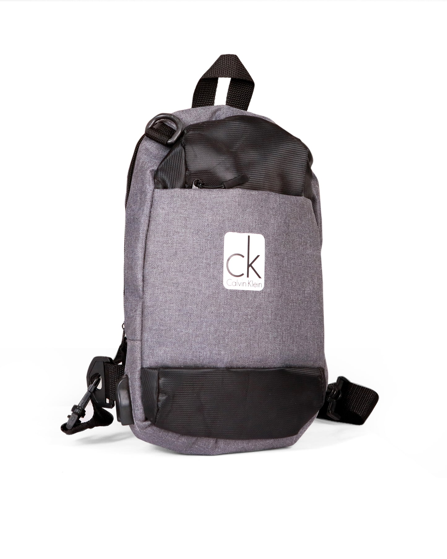 Calvin Klein Crossbody Sling Bag – Grey & Black